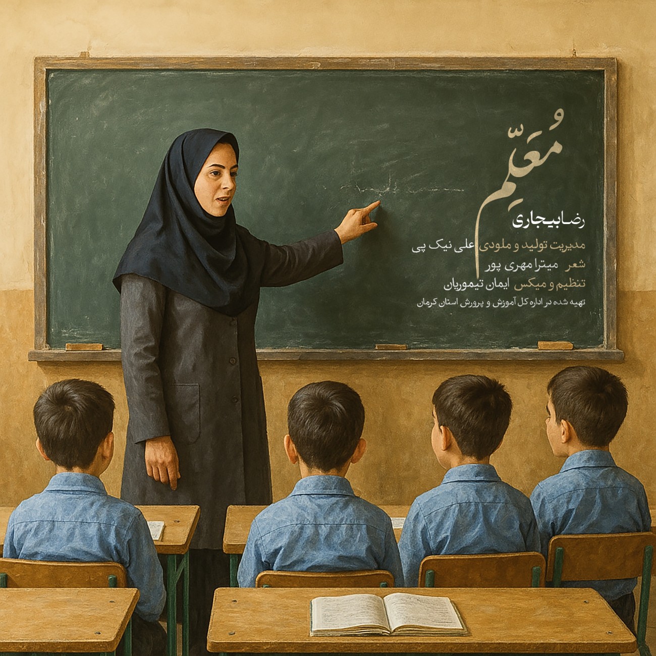 دانلود آهنگ جدید معلم از رضا بیجاری